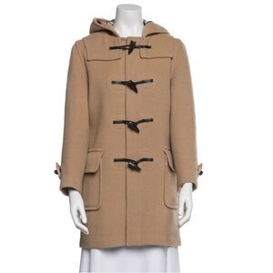 Burberry Wool Toggle Coat Women’s Large